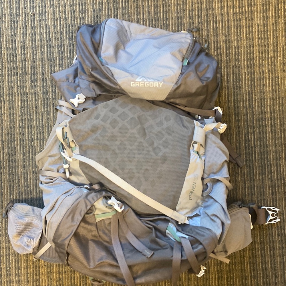 Gregory Maven 55 hiking backpacking pack adjustable size